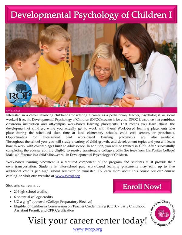  Click link for course information flyer